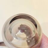 Vintage vase for ikebana or floral arrangement in amethyst crystal from VANNES ART FRANCE