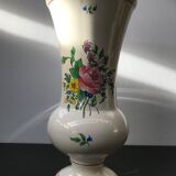 Former Vase K-G LUNEVILLE Ceramics White Decor Vintage Flowers