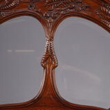 1900 three-leaf mahogany screen by Felix Bernard