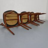 Teak Model 310 Dining Chairs by Erik Buch for Chr. Christensen, Denmark, 1960s, Set of 4