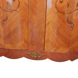 Rosewood & Marquetry Louis XV Style Wardrobe