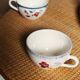 Set of 2 Blue Ninette Marie Lou Digoin Sarreguemines cups
