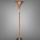 Lampadaire italien des années 30 epoque art deco en cuivre et laiton de 175