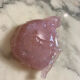 Empty pocket in rose quartz