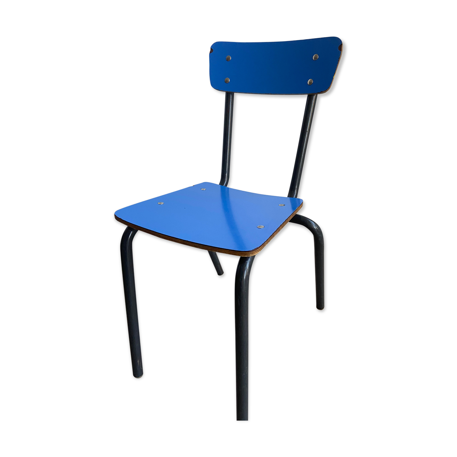 Formica vintage kindergarten chair 70s