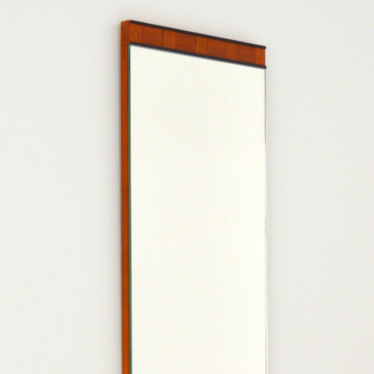 Scandinavian teak mirror 1960