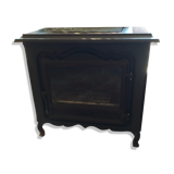Signed cast iron wood stove
