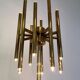 Mid-century design brass floor lamp, 1980s in style of Gaetano Sciolari