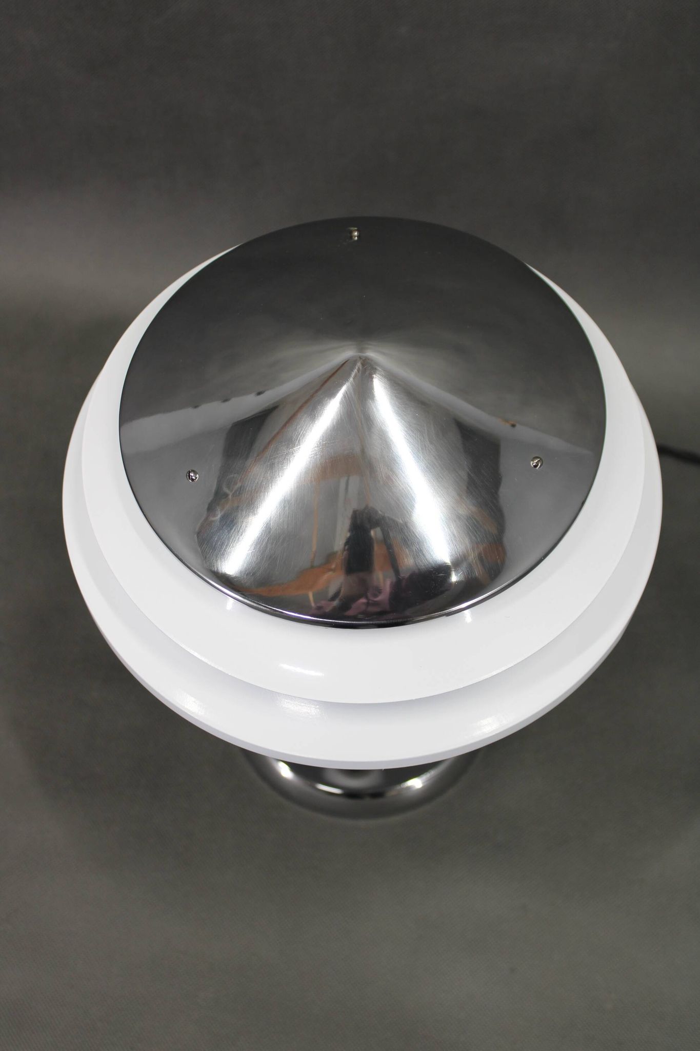 Mid-Century Chrome Table Lamp by Zukov, 1970s