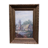 Old framed table