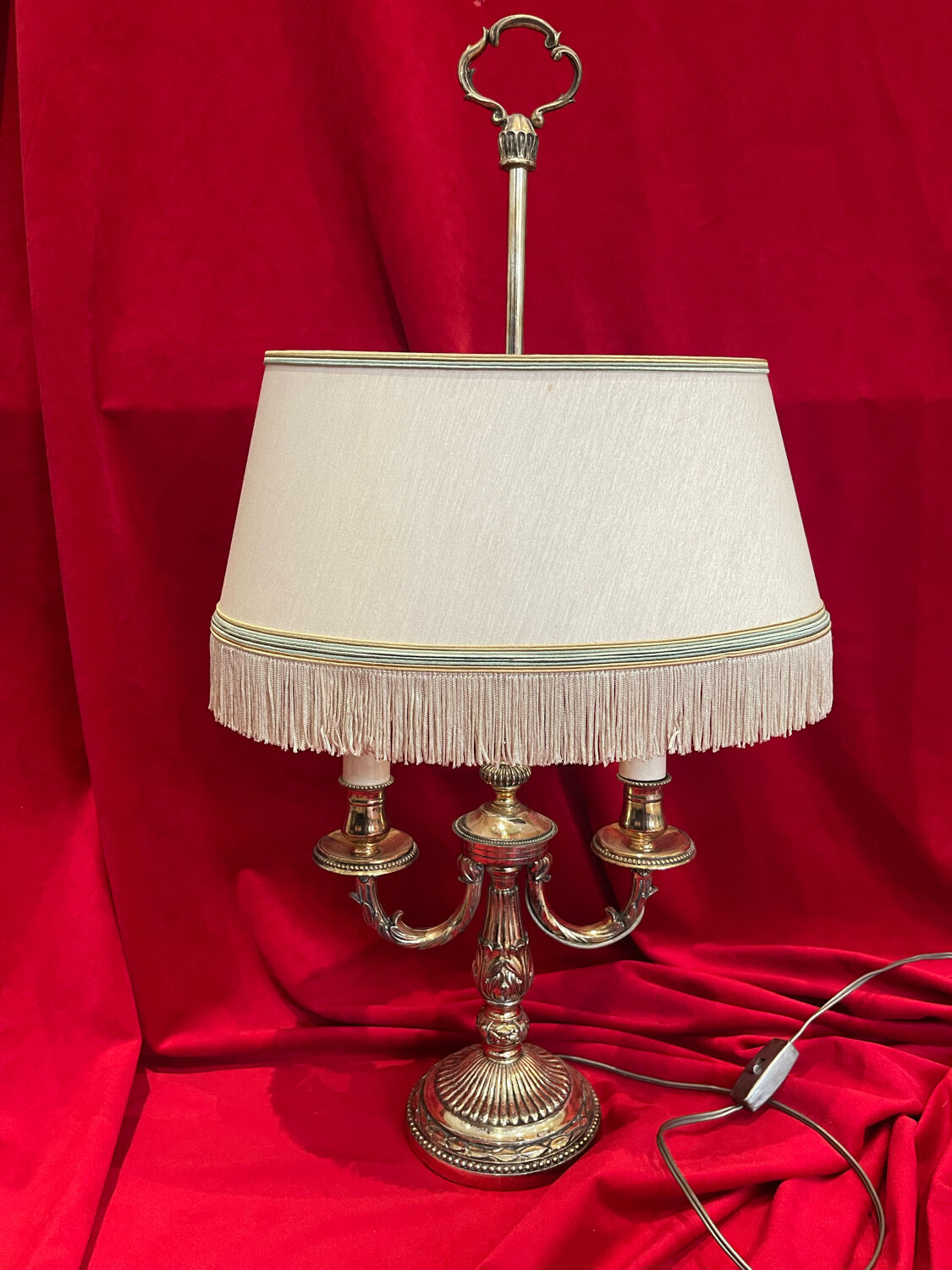 Louis XVI style hot water bottle lamp