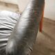 Pair of designer leather armchairs 80s
