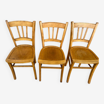Set of three Bistrot Luterma chairs