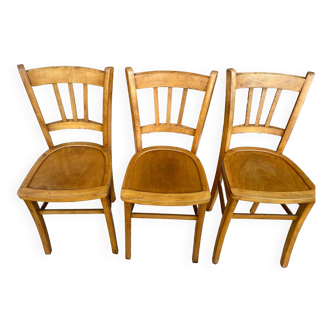 Suite de trois chaises Bistrot Luterma