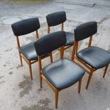 4 scandinavian chairs