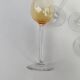 4 amber crystal glasses, first half of the 20th century.