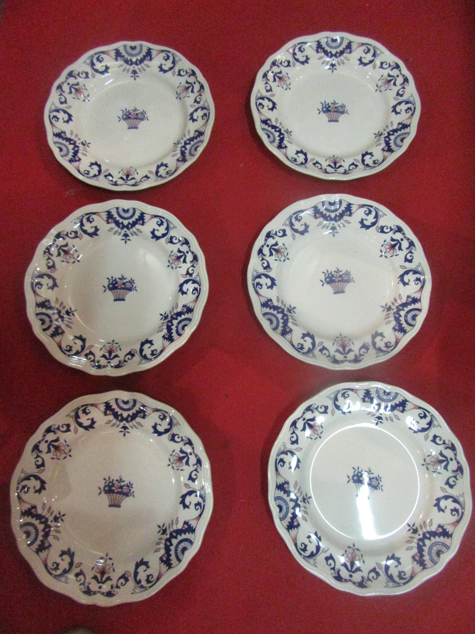 6 Lonchamps flat plates, Rouen model