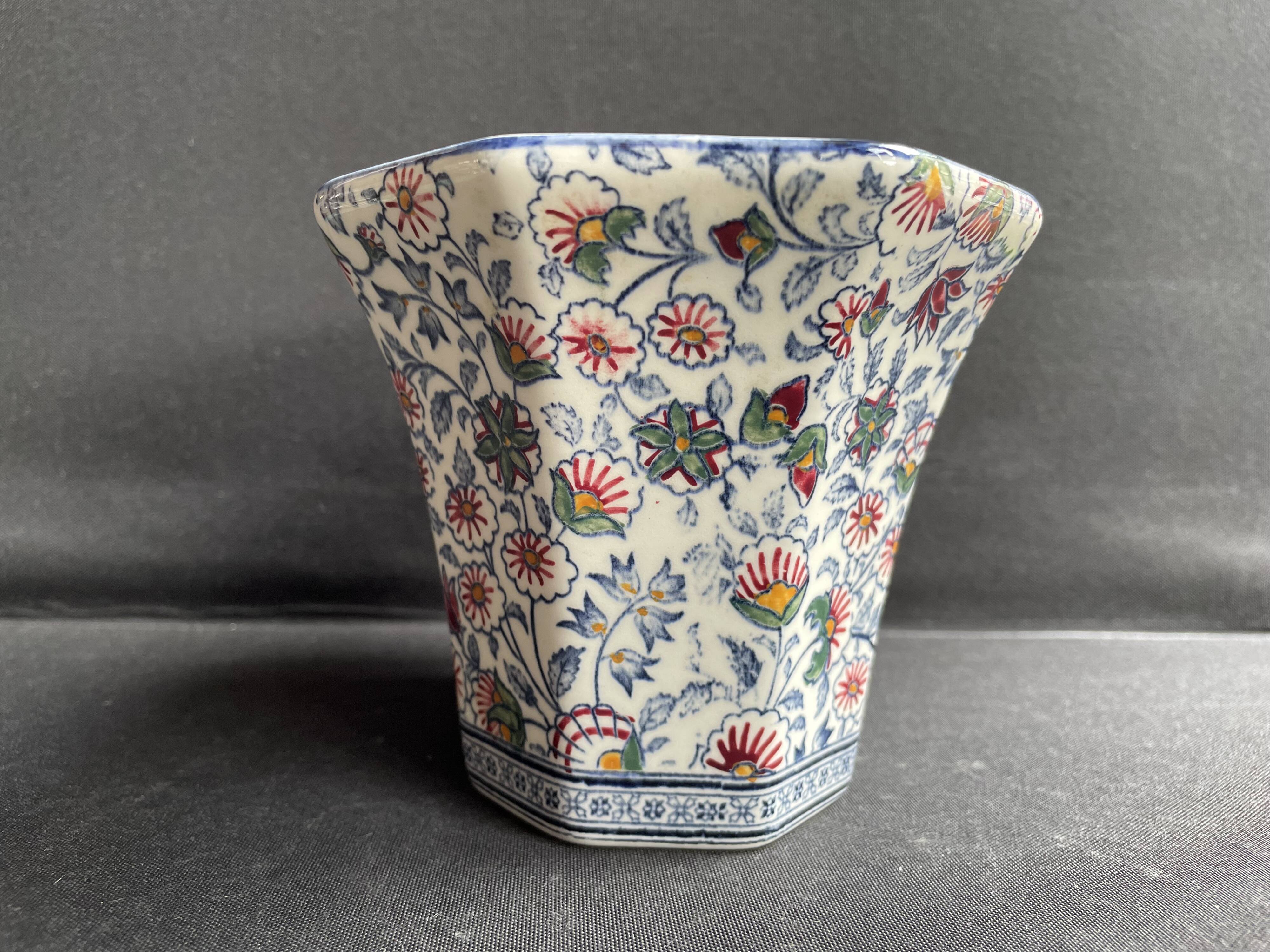 Gien earthenware flower picks