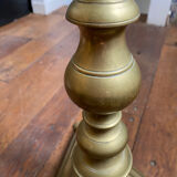 Large copper candlestick lamp base