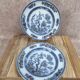 Set of 2 flat/semi-deep vintage plates Copeland England – Japonese-style decoration