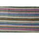 1970s Vintage Turkish Oushak Handmade Wool & Cotton Blue Rug 184x347