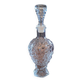 Carafe en verre moulé à décor grappe de raisin – années 1950