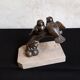 Book clamts in regulation and marble signed Balles art déco