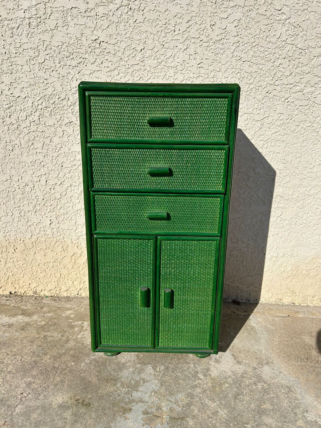 Chiffonnier rotin