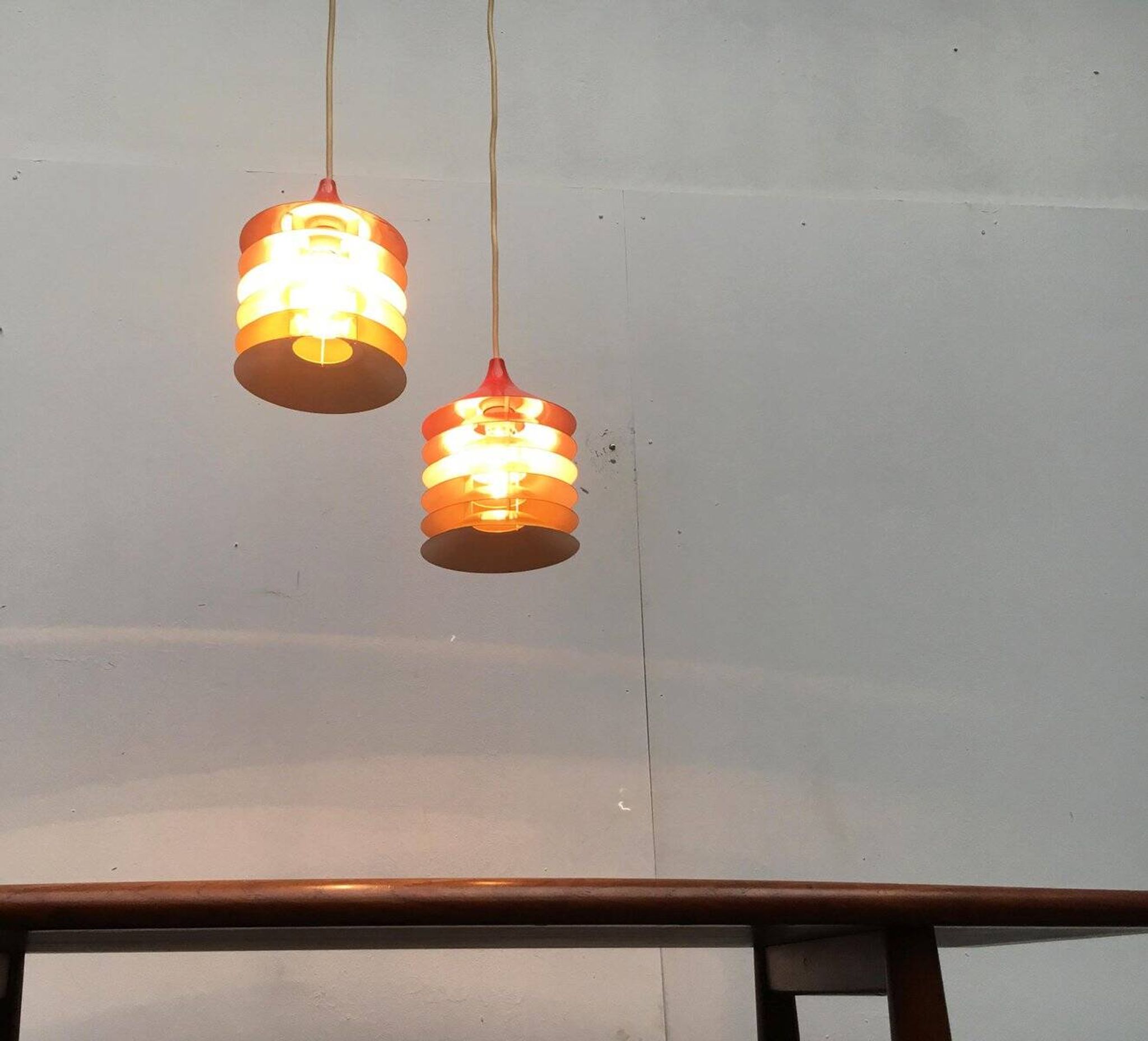 Vintage Duett pendant lamps by Bent Gantzel Boysen for Ikea, set of 2