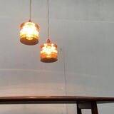 Vintage Duett pendant lamps by Bent Gantzel Boysen for Ikea, set of 2