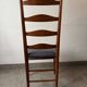 Set of 8 Scandinavian ladderback chairs, 1960s.