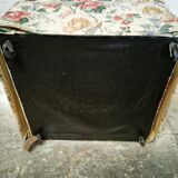 Vintage floral ottoman