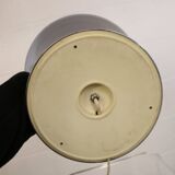 Vintage blue acrylic and chrome mushroom table lamp - Germany Space Age