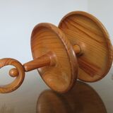 Scandinavian wooden servant 60s 70s