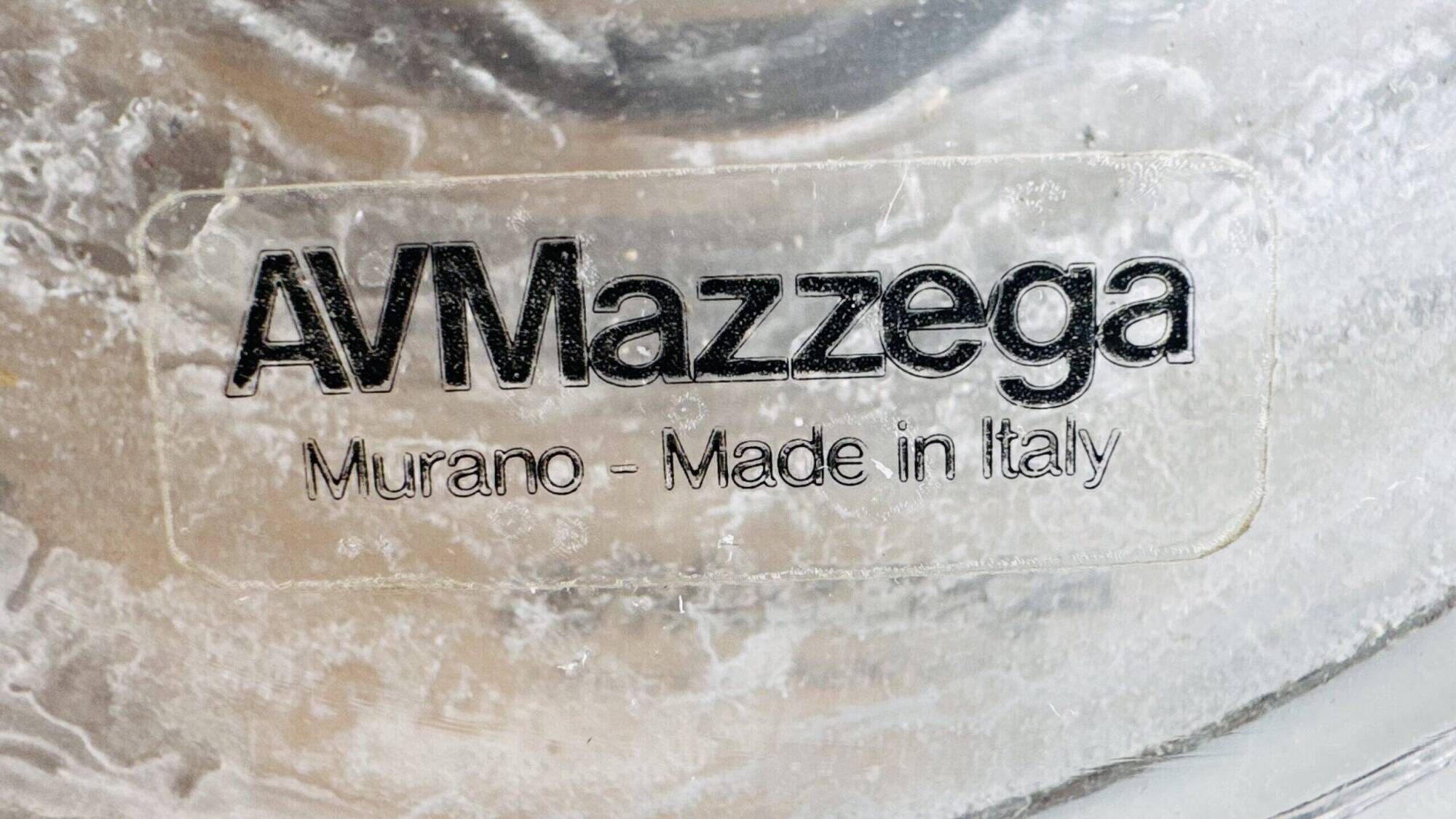 Sculptural Murano Glass Table Lamp By Daniela Puppa For A.V. Mazzega, Italy 1970S