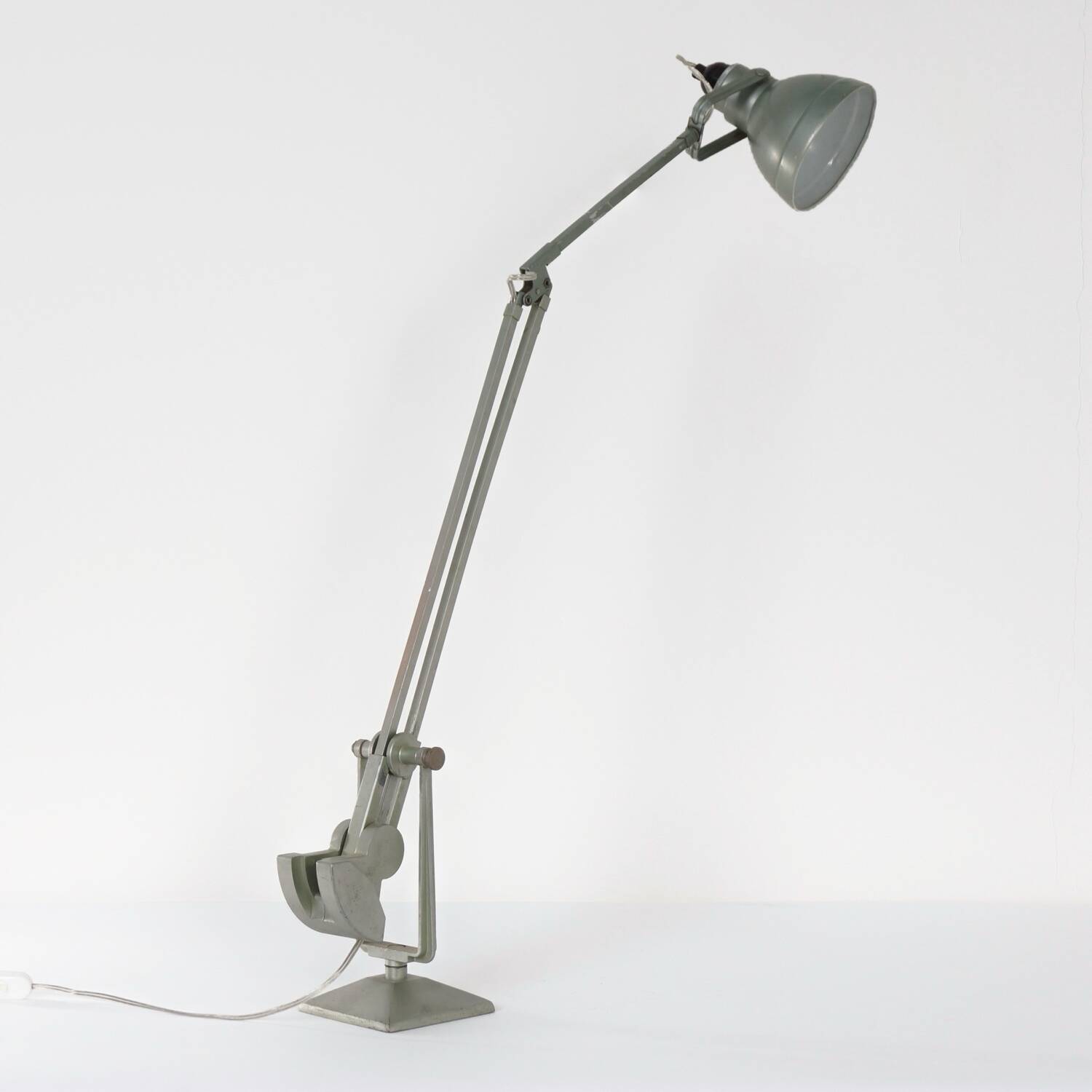 INDUSTRIAL DESK LAMP WITH COUNTERWEIGHT BY ERPE, 1950S