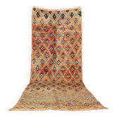 Tapis berbère marocain Boujaad vintage 354 x 133 cm