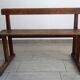 Rustic School Bench, 1950s