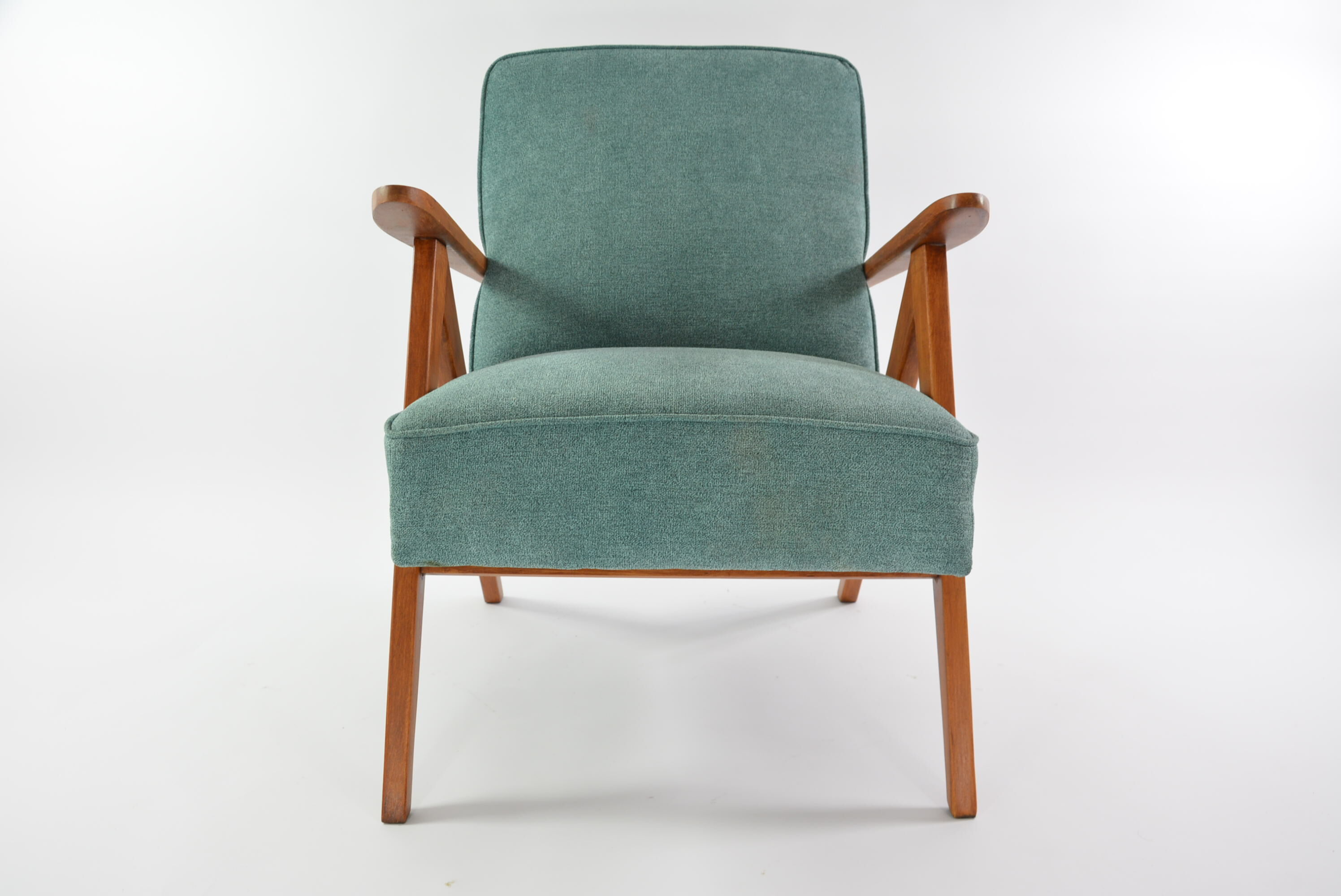 Fauteuil kompas vert océan