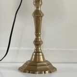 Lampe chic laiton massif vintage