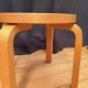 Pair of NE60 stools designed by Alvar Aalto, Artek, Finland, 1980s