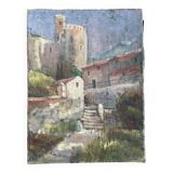 Oil on canvas signed Frédéric Deshayes