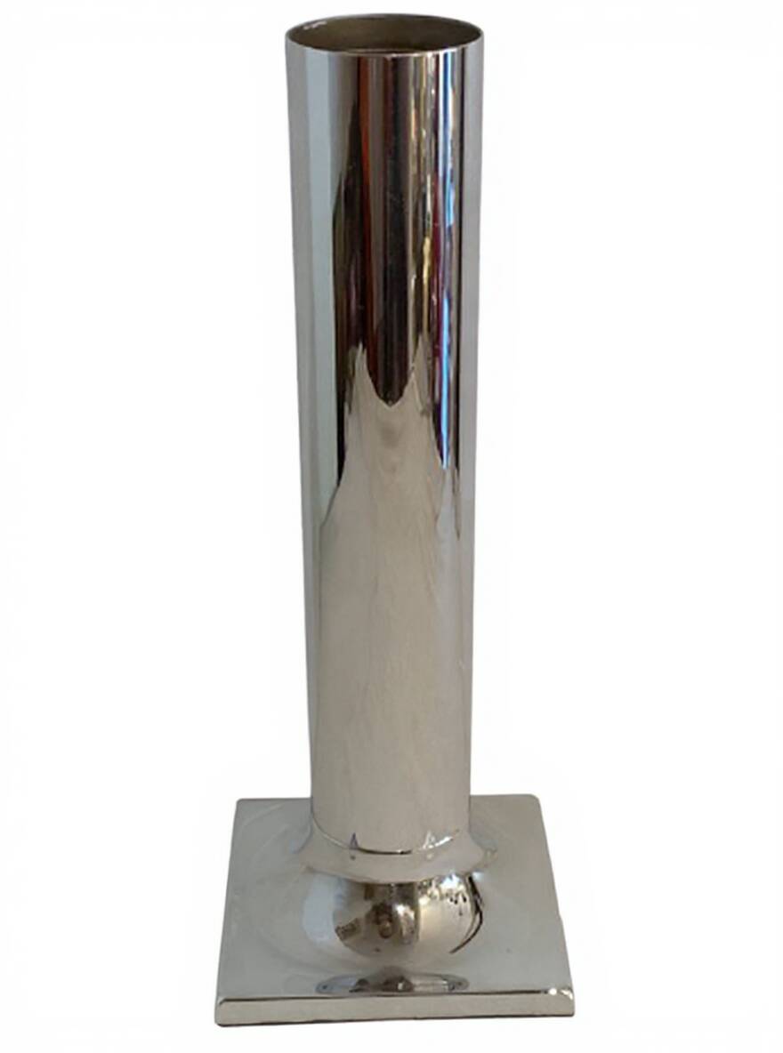 Rolf Krüger wall lamp for Staff. Chrome-plated metal.