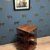 Antique revolving bookcase