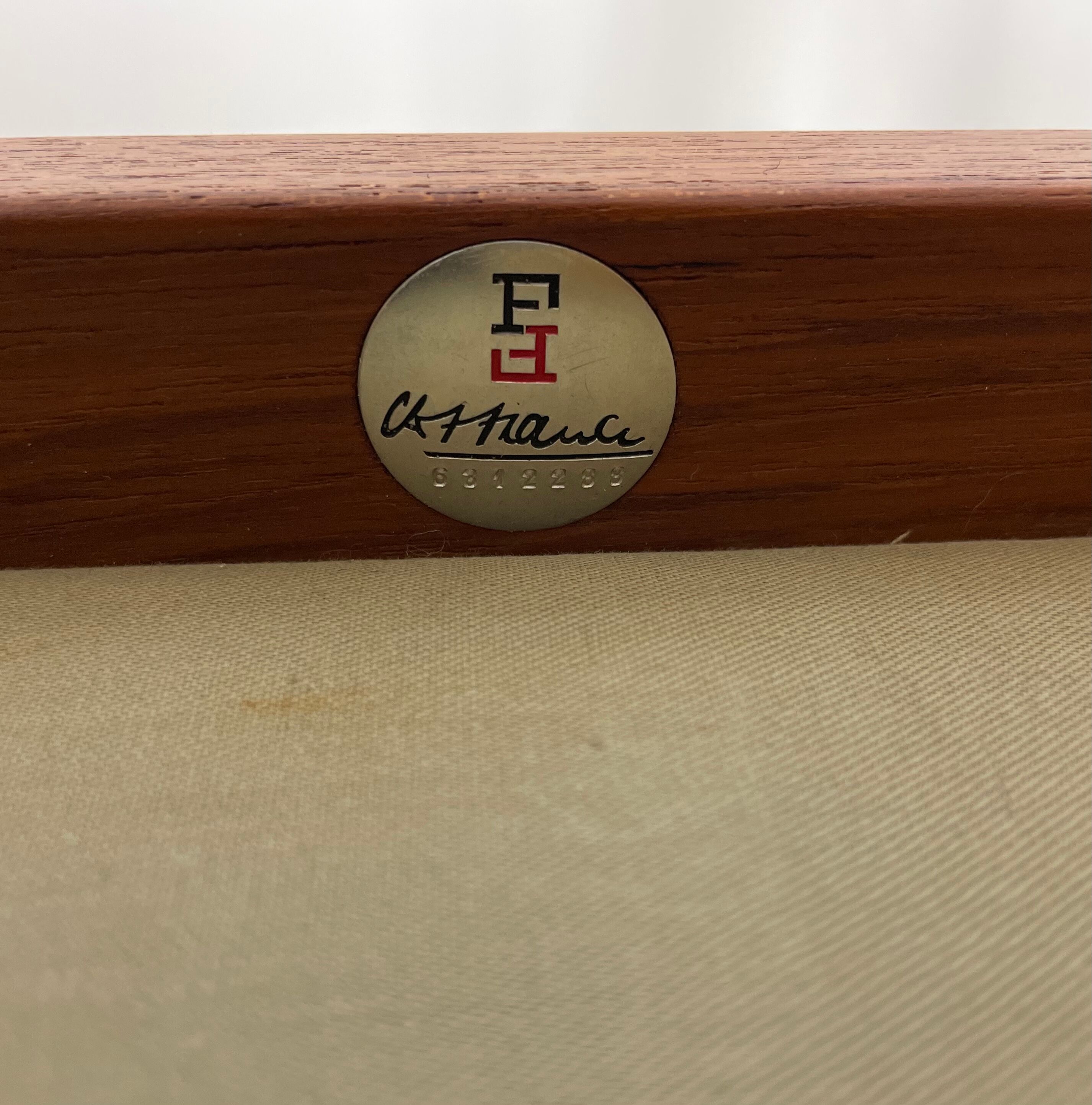 Armchair by Peter Hvidt & Orla Mølgaard Nielsen FD130 for France & Søn