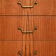 Small Scandinavian teak chest of drawers from the 1950s