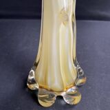 Italian art glassware - Large “Sommerso” soliflore vase from Murano