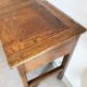 Adult desk double school vintage 50s-60s solid wood