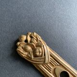 Art Nouveau bronze keyhole, 1900