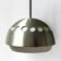 Large Space Age Hanging Lamp with Metal and ABS Lampshade, 1970s